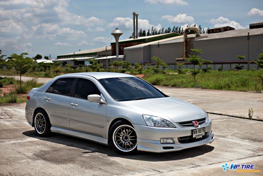 HONDA ACCORD G7 สายคลีนจัด
 ล้อเบางานคุณภาพ By NK ขอบ 17×8.5″ et+35 
 จัดทรงอีกน…