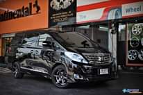 TOYOTA ALPHARD จัดล้อ EMOTION R V06
 ขอบ 18″ ก้านยกกำลังหล่อสเปคไม่ยื่นไม่ล้น
 ใ…